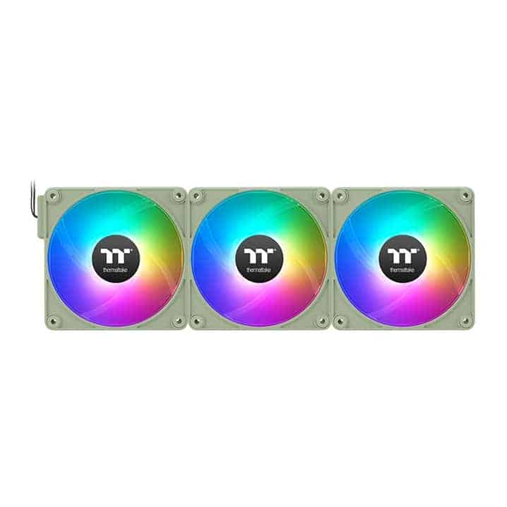 (image for) Thermaltake CT120 EX ARGB Sync Matcha Green 120mm PWM Fan Triple Pack